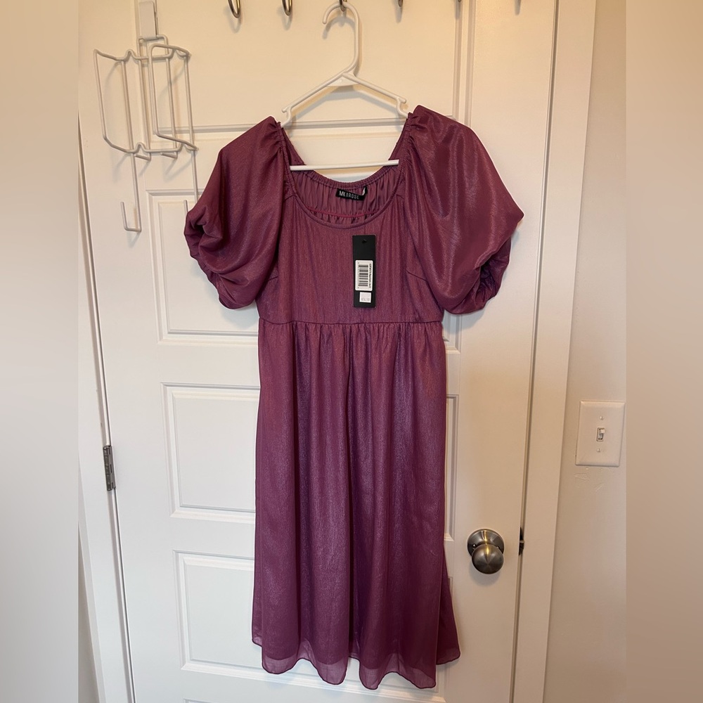 NWT Mikarose Sparkly Pink Dress XS